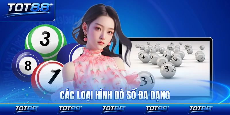 Các loại hình dò số đa dạng
