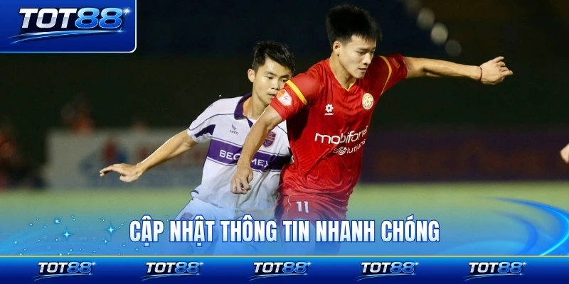 Cập nhật thông tin nhanh chóng